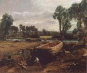 John Constable Boat-building near Flatford Mill oil on canvas